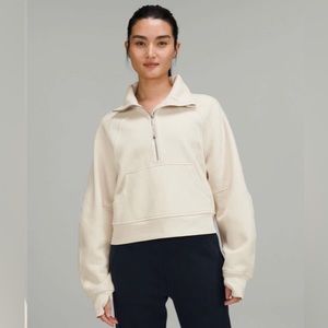 Scuba Oversized Funnel Neck Half-Zip